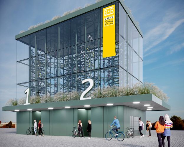 automatisches Fahrradparksystem
