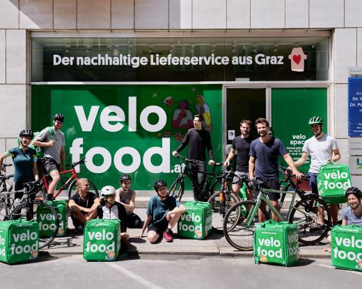 Velofood.at - der nachhaltige Lieferdienst in Graz