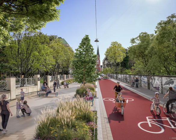 Fahrradstraße Argentinierstraße