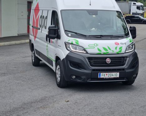 Durchgängig elektrische Zustellung von Paketen in der Stadt Bregenz