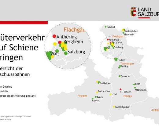 Güterverkehr auf die Schiene bringen - Einzelwagenförderung