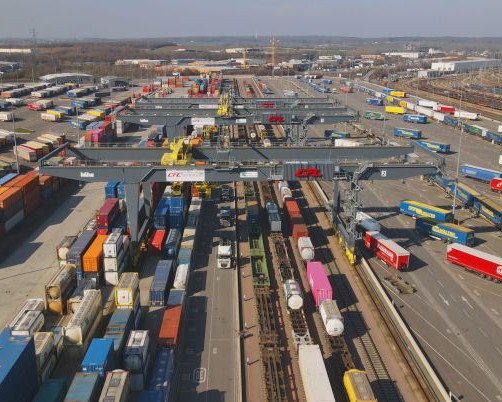 CFL terminals investiert in die Modernisierung des intermodalen Terminals Bettemburg-Düdelingen