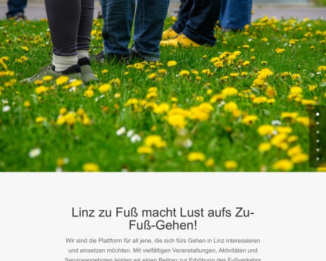 Linz zu Fuß - mehr Mut und Lust zu Gehen