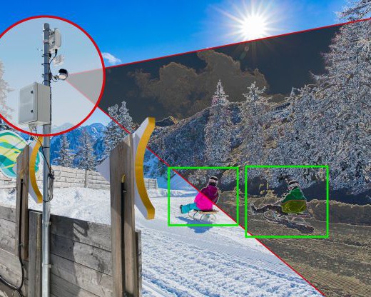 Sicher rodeln - Smarte Infrastruktur auf der Piste