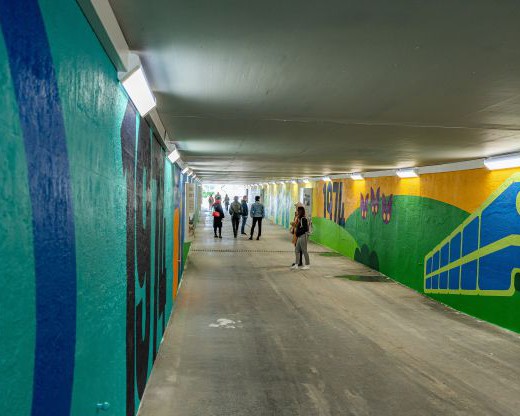 Neugestaltung Kästenbaumtunnel Oberlaa