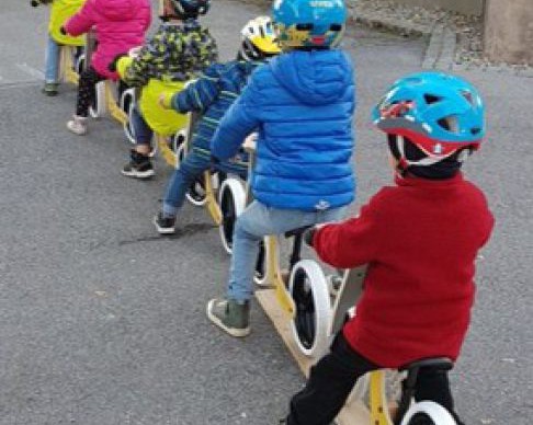 Sanfte Mobilität Kindergartenkinder und Senior:innen 