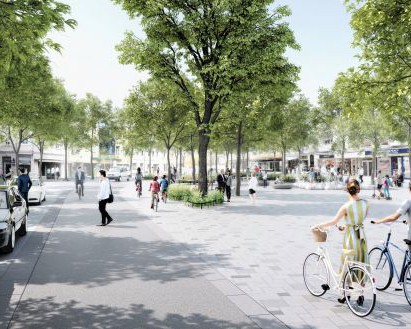 Umgestaltung Hauptplatz Amstetten