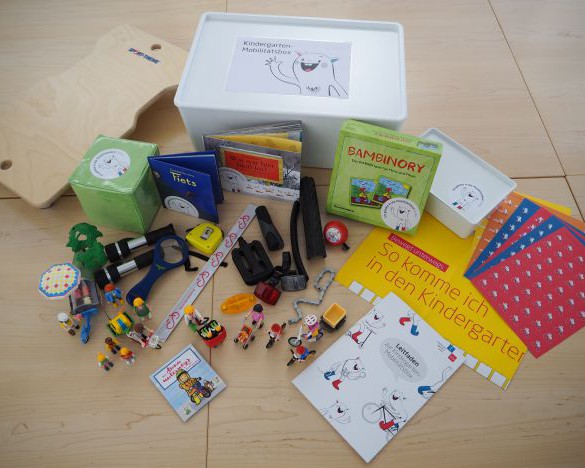 Mit der Mobilitätsbox aktiv unterwegs in den Kindergarten – Bewusstseinsbildende Maßnahmen zur aktiven Mobilität für Kleinkinder