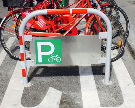 Die erste Diplomaten-Fahrradabstellanlage Österreichs