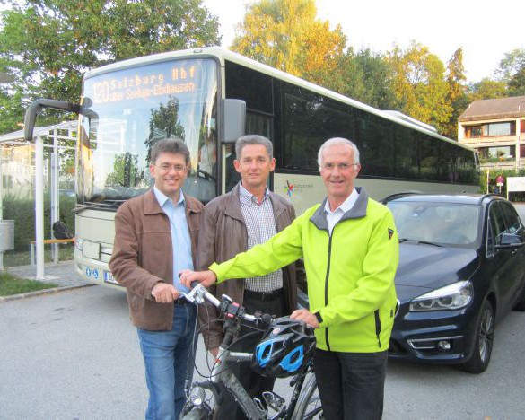 Vergleichsfahrt: Fahrrad, Bus und PKW