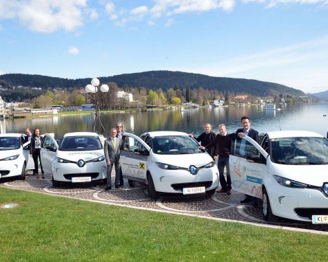 E-Carsharing rund um den WÖRTHER SEE