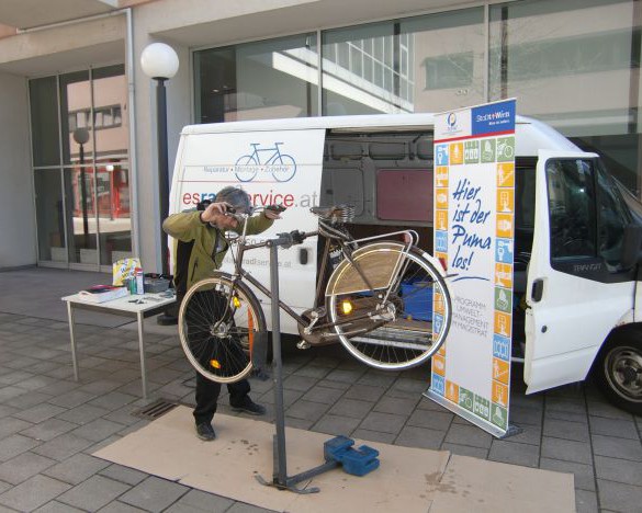 Der Magistrat der Stadt Wien fährt Rad