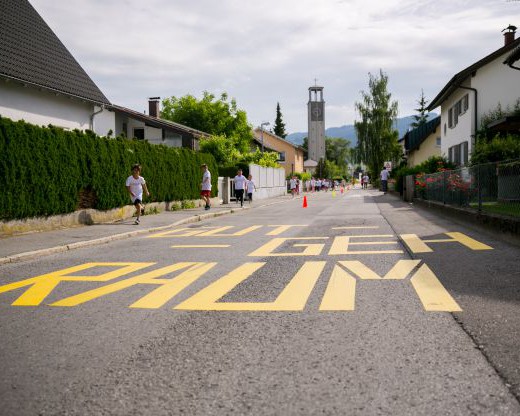 Gut-Geh-Raum der Schule Schendlingen in Bregenz mit Film
