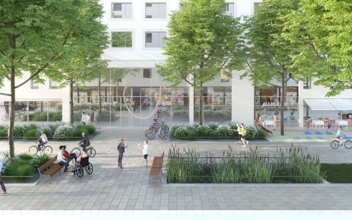 Zukunftsweisende Straßengestaltung im Quartier am Seebogen