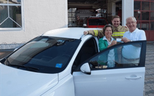 Carsharing Auto in neugebauter Siedlung Kostenteilung Bauträger und Gemeinde
