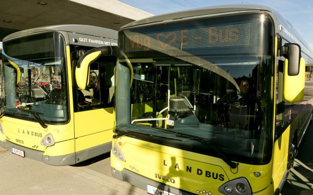 Erste E-Busse für den Überland-Linienbetrieb in Vorarlberg