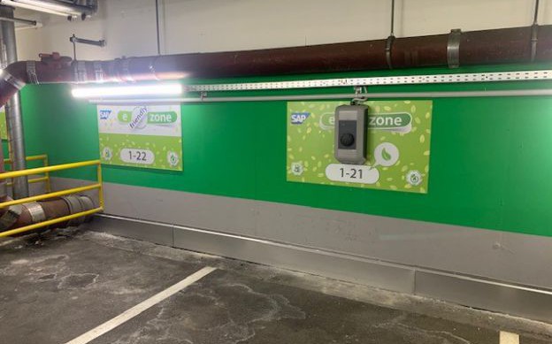 SAP Österreich: Über 30 Ladestationen für Elektroautos 