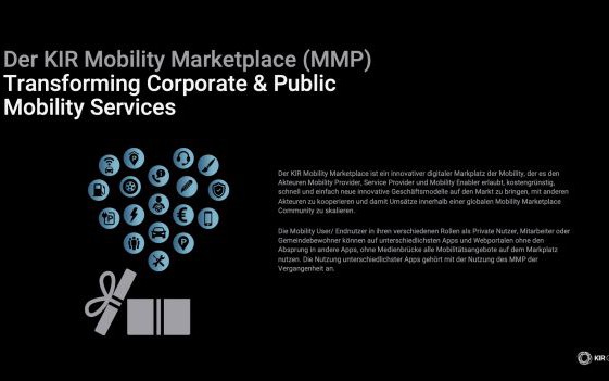 KIR Mobility Marketplace 