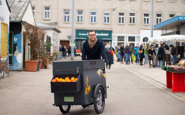 Förderung elektrischer Lastenfahrräder und Elektrolastenanhänger für Betriebe in Wien