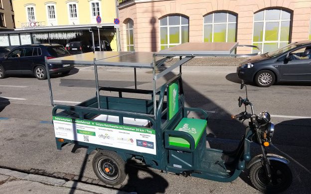 Solarvollautarkes Lastenfahrrad