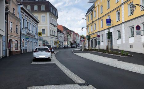Verkehrsberuhigung Begegungszone Zwettl