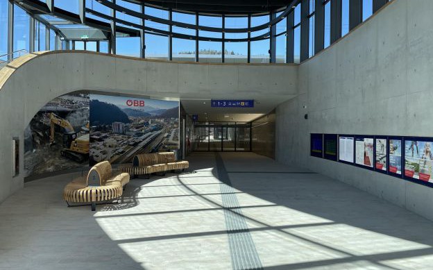 Bahnhof Kapfenberg - Ein moderner Mobilitätsknoten mit stadtteilverbindender Funktion