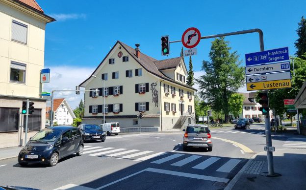 Fußgängerzone Kirchplatz Hohenems