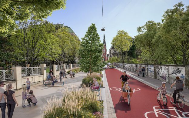 Fahrradstraße Argentinierstraße