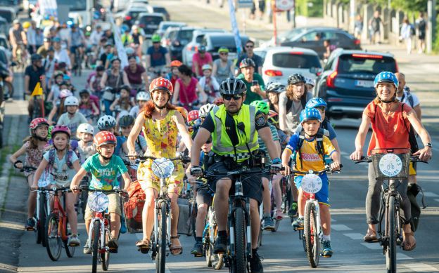 Bicibus Wien: Gemeinsam mit dem Fahrrad in die Schule 