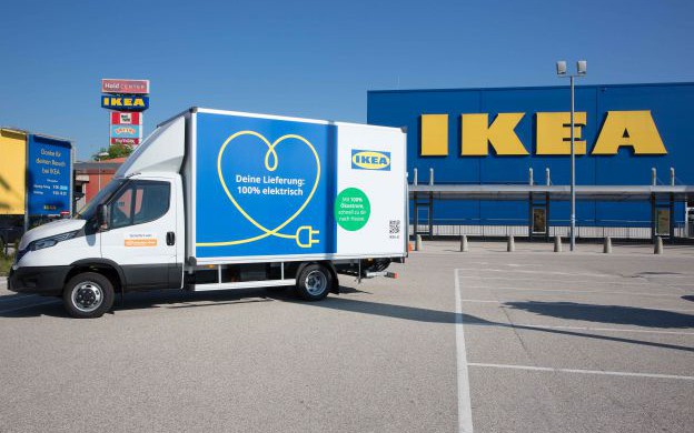 Emissionsfreie Kund:innenlieferung von IKEA