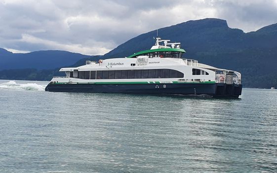 World's first zero-emission high-speed ferry Medstraum