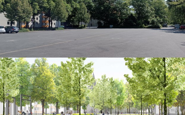 Mehr Grün für den Schinkel - Umgestaltung des Pastor-Karwehl-Platzes