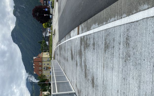 Der neue Geh- und Radweg Bahnhof