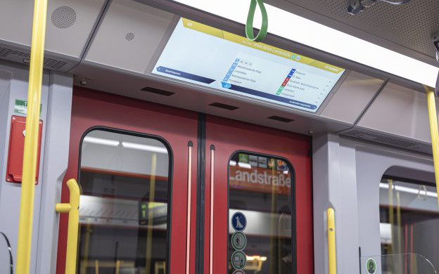 Fahrgastinfo Plus in der neuen Wiener U-Bahn